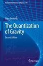 Titel: "The Quantization of Gravity". Autor: Claus Gerhardt. Hintergrund: Blau mit Gitternetz, Formeln. Springer-Logo unten rechts.