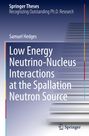 Samuel Hedges: Low Energy Neutrino-Nucleus Interactions at the Spallation Neutron Source, Buch