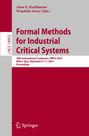 : Formal Methods for Industrial Critical Systems, Buch