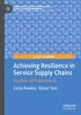Carla Pereira: Achieving Resilience in Service Supply Chains, Buch