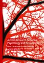 Titel: "Autism Research between Psychology and Neuroscience". Autor: Michele Di Salvo. Rote Äste auf weißem Hintergrund.