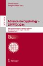 : Advances in Cryptology ¿ CRYPTO 2024, Buch