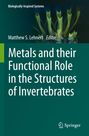 "Metals and their Functional Role in the Structures of Invertebrates." Oben grüne Pflanzenformen; Springer-Logo unten.