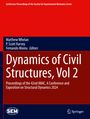 Cover mit rotem Hintergrund: "Dynamics of Civil Structures, Vol 2". Herausgeber: Matthew Whelan, P. Scott Harvey, Fernando Moreu. Oben ein Logo von SEM, unten von Springer.