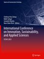 "International Conference on Innovation, Sustainability, and Applied Sciences ICISAS 2023. Tech-Struktur im Hintergrund."