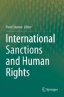 Titel: "International Sanctions and Human Rights", Editor: Pavel Šturma. Grüner Hintergrund, Springer-Logo unten rechts.