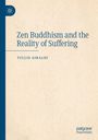"Zen Buddhism and the Reality of Suffering" von Tullio Giraldi. Beige Hintergrund, blaues Logo.
