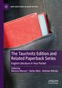 "The Tauchnitz Edition and Related Paperback Series. English Literature in Your Pocket. Rotes Buch in dunkler Tasche."