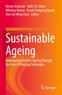 „Sustainable Ageing“ steht groß, darunter „Reimagining Healthy Ageing Through the Lens of Flagship Campaigns“. Links oben Autoren.