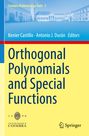 „Orthogonal Polynomials and Special Functions“ steht auf gelbem Hintergrund, darüber Abbildungen von Gebäuden.