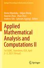 „Applied Mathematical Analysis and Computations II“, Details zur virtuellen Konferenz, Springer-Logo, gelb-orange Design.