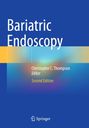 Text: "Bariatric Endoscopy", "Christopher C. Thompson, Editor", "Second Edition". Farbverlauf von Blau zu Gelb.