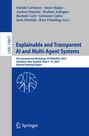 : Explainable and Transparent AI and Multi-Agent Systems, Buch