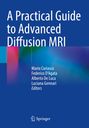 Text: "A Practical Guide to Advanced Diffusion MRI." Namen der Editoren folgen. Abstrakte Farben im Hintergrund, Logo unten.