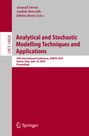 : Analytical and Stochastic Modelling Techniques and Applications, Buch