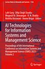 : AI Technologies for Information Systems and Management Science, Buch