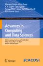 : Advances in Computing and Data Sciences, Buch