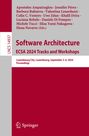 : Software Architecture. ECSA 2024 Tracks and Workshops, Buch