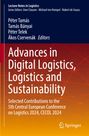 Titel: Advances in Digital Logistics, Logistics and Sustainability. Autoren: Péter Tamás, Tamás Bányai. Orange-roter Hintergrund.