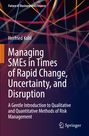 Buchtitel: "Managing SMEs in Times of Rapid Change, Uncertainty, and Disruption". Abstrakte, bunte Linien im Hintergrund.