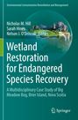 Wetland Restoration for Endangered Species Recovery, Buchcover mit Naturdarstellung unter einer transparenten Kuppel.