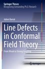 „Line Defects in Conformal Field Theory“ von Julien Barrat. Abstrakte Treppen bilden den Hintergrund.