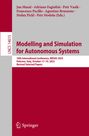 : Modelling and Simulation for Autonomous Systems, Buch