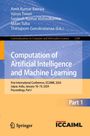 : Computation of Artificial Intelligence and Machine Learning, Buch