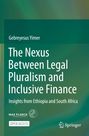 Titel: "The Nexus Between Legal Pluralism and Inclusive Finance". Grüne Farbverläufe, Logos von Max Planck und Springer.