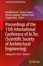 : Proceedings of the 11th International Conference of Ar.Tec. (Scientific Society of Architectural Engineering), Buch