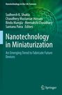 "Nanotechnology in the Life Sciences" steht oben, darunter Editoren und Titel "Nanotechnology in Miniaturization". Grünen Hintergrund.