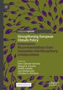 "Strengthening European Climate Policy" auf grünem Hintergrund mit violetten Blättern; "OPEN ACCESS"-Label.