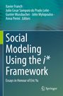 Buchtitel: "Social Modeling Using the i* Framework". Springer-Logo unten. Hintergrund blau-grünes abstraktes Muster.