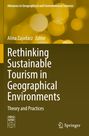 "Rethinking Sustainable Tourism in Geographical Environments" auf gelbem Hintergrund, Springer-Logo ist sichtbar.