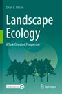 „Dean L. Urban“, „Landscape Ecology“, „A Task-Oriented Perspective“. Silhouette von Bäumen, Springer-Logo.