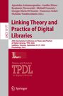 : Linking Theory and Practice of Digital Libraries, Buch