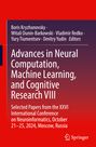 : Advances in Neural Computation, Machine Learning, and Cognitive Research VIII, Buch