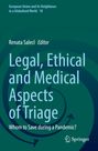 Legal, Ethical and Medical Aspects of Triage, Buch