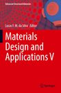 Text: "Advanced Structured Materials", "Lucas F. M. da Silva Editor", "Materials Design and Applications V". Rotes und blaues Design.
