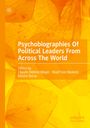 „Psychobiographies Of Political Leaders From Across The World“ steht in Weiß auf orangefarbenem Blattmuster.