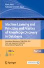 : Machine Learning and Principles and Practice of Knowledge Discovery in Databases, Buch