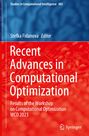 : Recent Advances in Computational Optimization, Buch