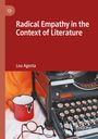 „Radical Empathy in the Context of Literature“ von Lou Agosta. Illustration einer Schreibmaschine mit Brille und Tasse.