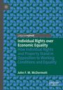 Text: "Individual Rights over Economic Equality" von John F. M. McDermott, Hintergrund mit blauem, geometrischem Muster, Logo oben links.