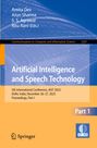 : Artificial Intelligence and Speech Technology, Buch