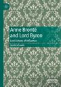 "Anne Brontë and Lord Byron: Lost Echoes of Influence" von Jessica Lewis. Grüner Hintergrund mit weißem, floralem Muster.