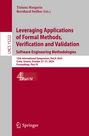 : Leveraging Applications of Formal Methods, Verification and Validation. Software Engineering Methodologies, Buch