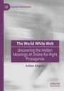 Text: "The World White Web: Uncovering the Hidden Meanings of Online Far-Right Propaganda" von Ashton Kingdon. Grauer Hintergrund.