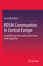 "BDSM Communities in Central Europe" von Lucie Křivánková. Rotes Cover mit einem kleinen Springer-Logo unten rechts.