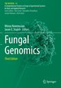 „Fungal Genomics, Third Edition.“ Grüner Hintergrund mit mikroskopischer Pilzabbildung und Springer-Logo unten.